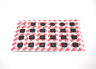 Αποτυπωμένο σε ανάγλυφο τετράγωνο αριθμητικό πληκτρολόγιο επιτροπής διακοπτών μεμβρανών κουμπιών για τα ιατρικά όργανα