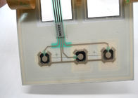 Αφής διακόπτης κουμπιών ώθησης μεμβρανών θόλων μετάλλων με το σαφές λογότυπο συνήθειας παραθύρων δύο